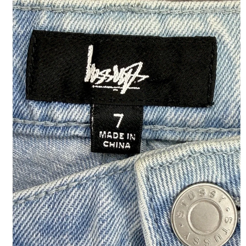Stussy light wash